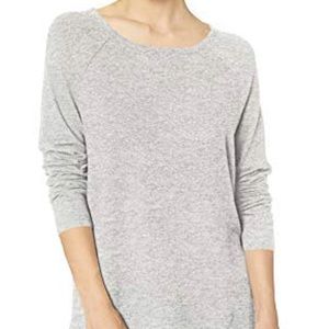 Daily Ritual Women Gray Pullover SweatShirt Size XS